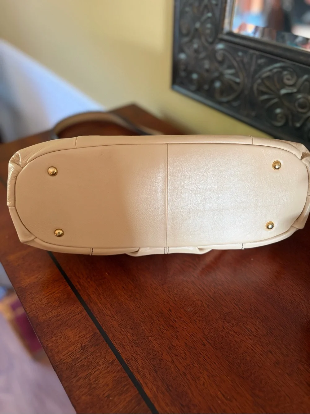 American Leather Co. Shoulder Bag Triple Entry and Double Straps